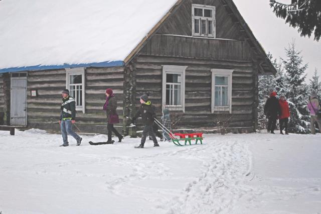 2018.gada 25.dec.. Ziemassvētku pasākums muzeja teritorijā.